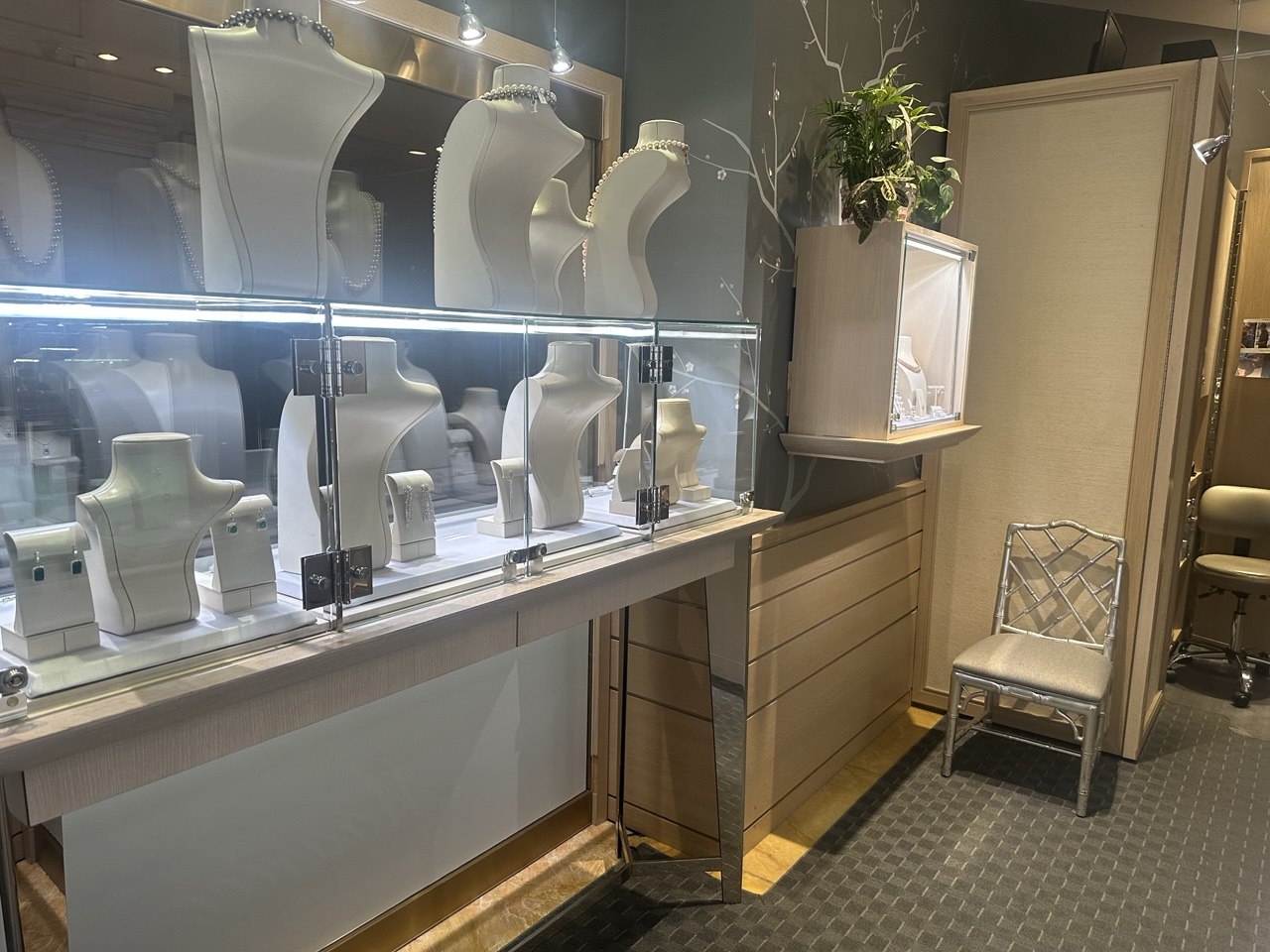 The Maurice Fine Jewelry boutique inside the lobby of The Plaza Hotel.